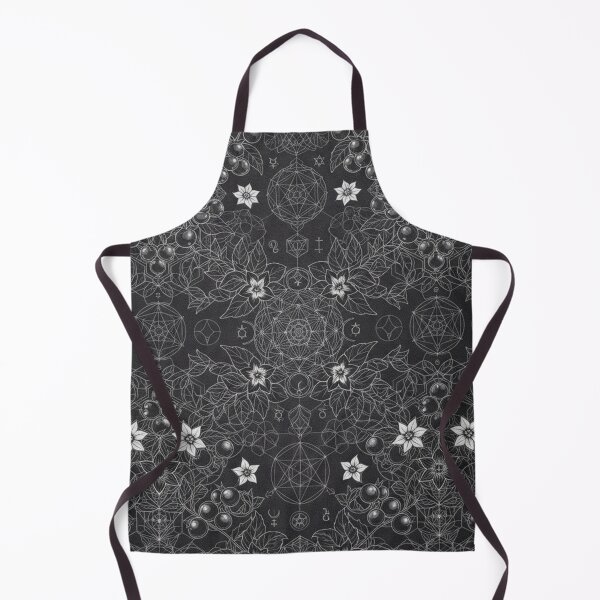 Item preview, Intricate Botanical Sacred Geometry Black And White Pattern designed and sold by Owcomm.