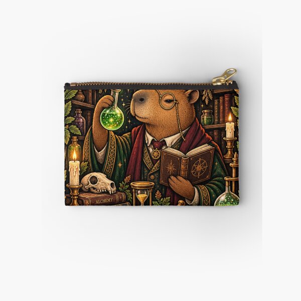 Item preview, The Alchemist Tarot Card - Capybara Brew Transform Discover Vintage Magic designed and sold by zhivago1980.