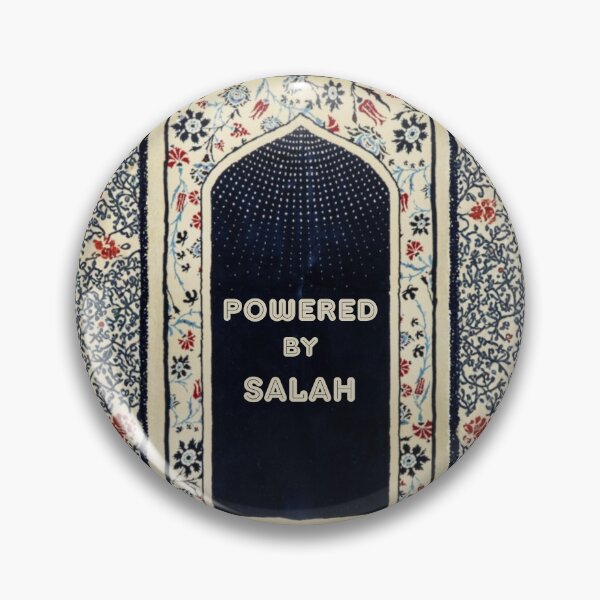 Item preview, Sacred Arch: Floral Mihrab Islamic Prayer Rug Art (Navy/Red V.1) designed and sold by D-Islamic.
