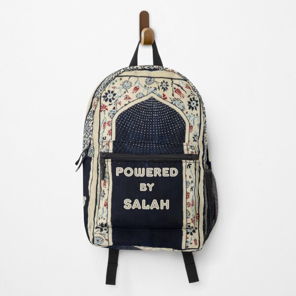 Item preview, Sacred Arch: Floral Mihrab Islamic Prayer Rug Art (Navy/Red V.1) designed and sold by D-Islamic.