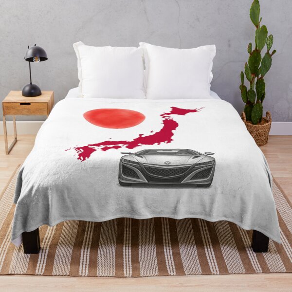 Item preview, Modern Japanese Hybrid Supercar with Red Japan Map and Rising Sun Sketch designed and sold by FANTASYoDarknes.