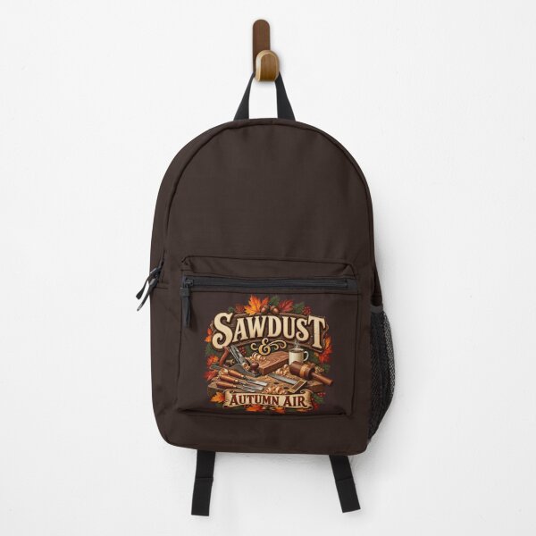 Item preview, Sawdust & Autumn Air – Fall Woodworker Carpenter Design designed and sold by astersgraphics.