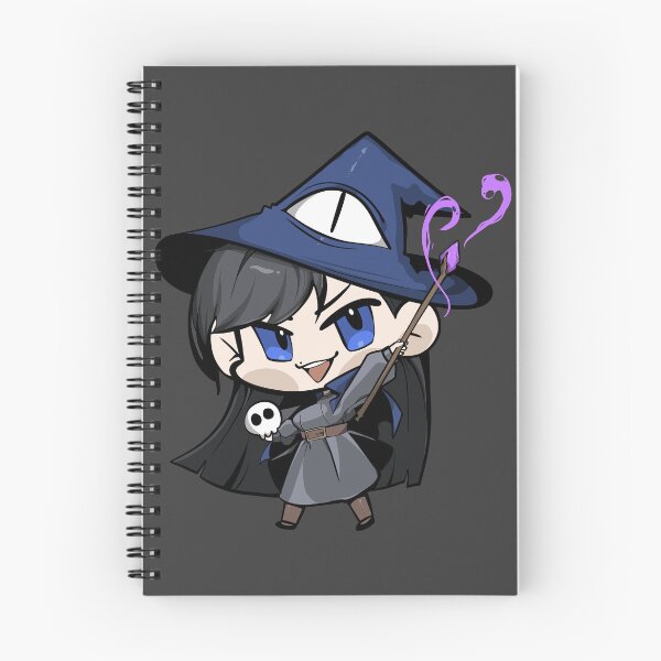 Item preview, Chibi Witch Casting a Spell – Cute Magic Witch | Chibi Nightmares designed and sold by bella-rosa87.