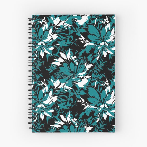 Item preview, Teal Floral Pattern Botanical Dark Tapestry designed and sold by Owcomm.