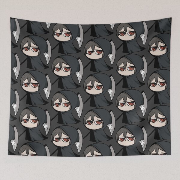 Item preview, Not Today, Mortals – Grumpy Chibi Grim Reaper | Chibi Nightmares designed and sold by bella-rosa87.