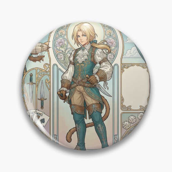 Item preview, Zidane in the style of Alphonse Mucha designed and sold by Solace Sparkles.