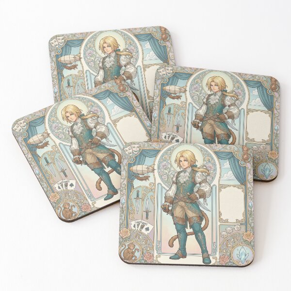 Item preview, Zidane in the style of Alphonse Mucha designed and sold by Solace Sparkles.