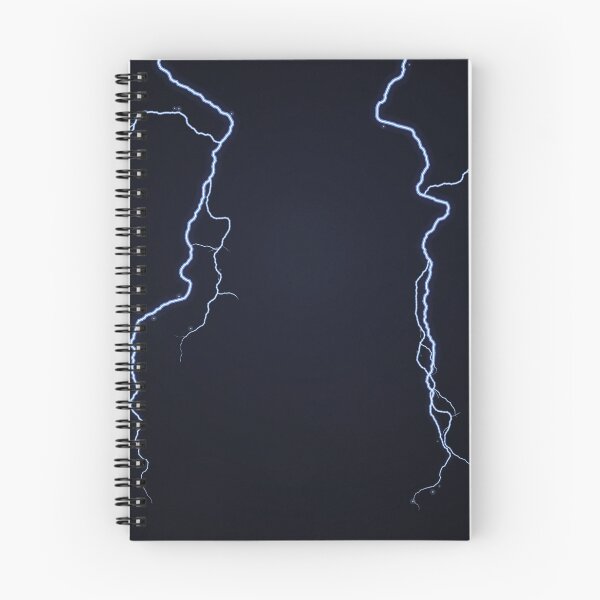 Item preview, Abstract Lightning Bolt Print, Electric Blue Storm Art designed and sold by DriftlineVisual.
