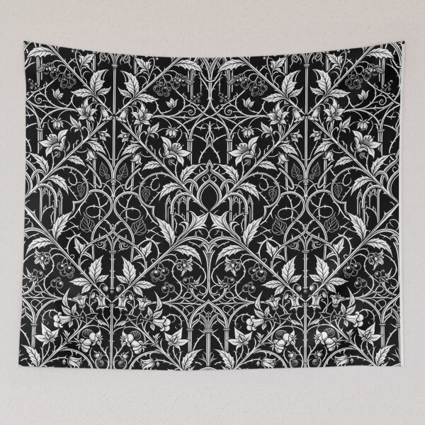 Item preview, Gothic Rose Floral Botanical Seamless Pattern designed and sold by Owcomm.