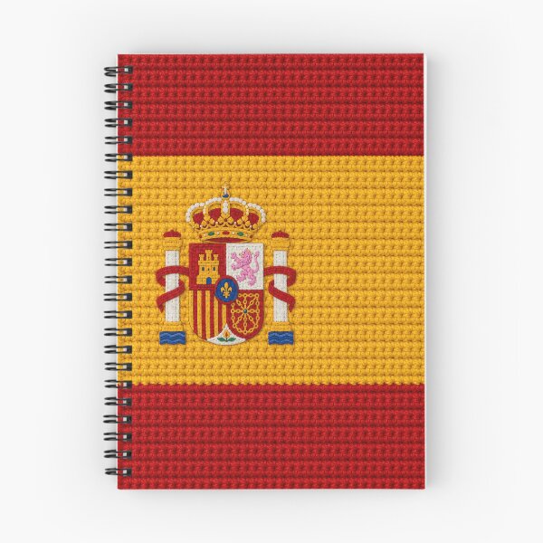 Item preview, Spain Flag Crochet Texture Wall Art designed and sold by LuisWorks.
