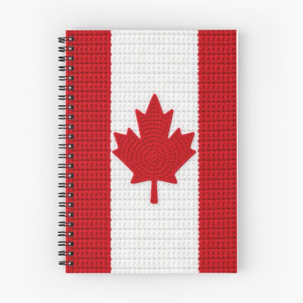 Item preview, Canada Flag Crochet Texture Art Print designed and sold by LuisWorks.