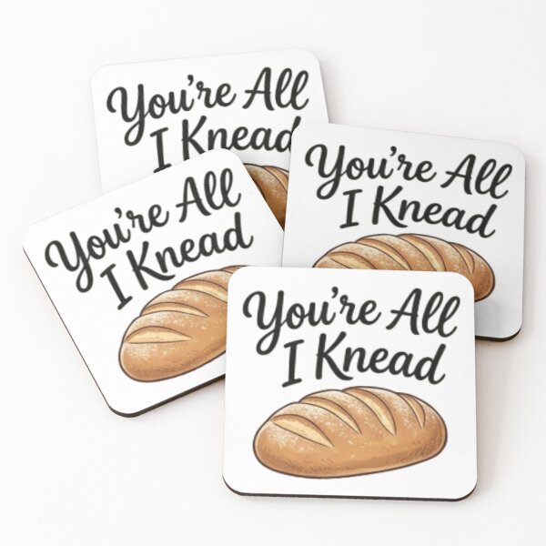Item preview, You're All I Knead — Cute Bread Lover Food Pun designed and sold by Tipsy24.