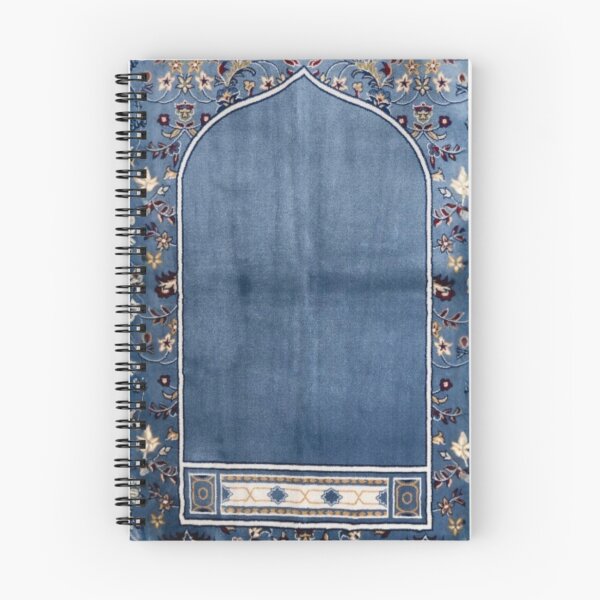 Item preview, Powered by Salah: Floral Mihrab Islamic Prayer Rug Art (Royal Blue V.2) designed and sold by D-Islamic.