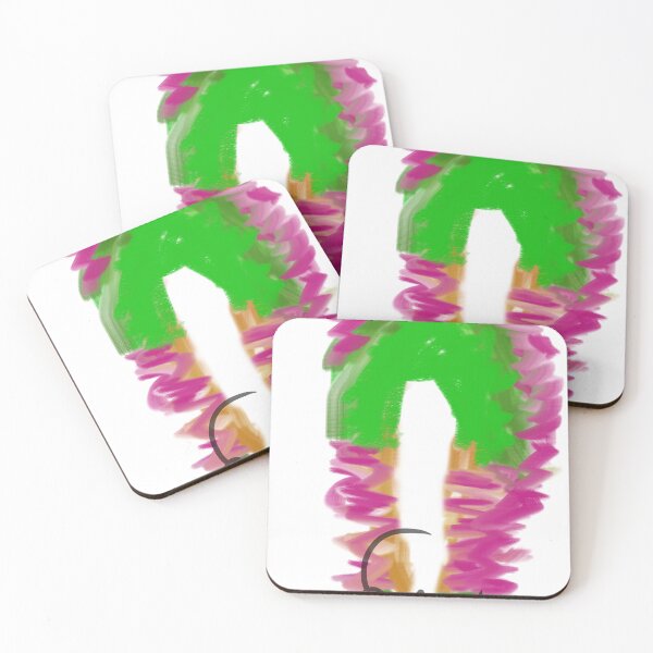 Item preview, Abstract Graffiti Tree Symbol - Neon Pink and Green Aura Doodle designed and sold by PixelAlps.