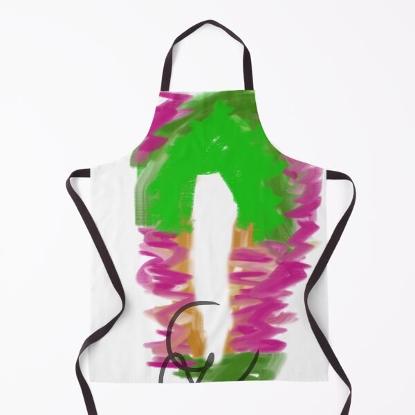 Item preview, Abstract Graffiti Tree Symbol - Neon Pink and Green Aura Doodle designed and sold by PixelAlps.