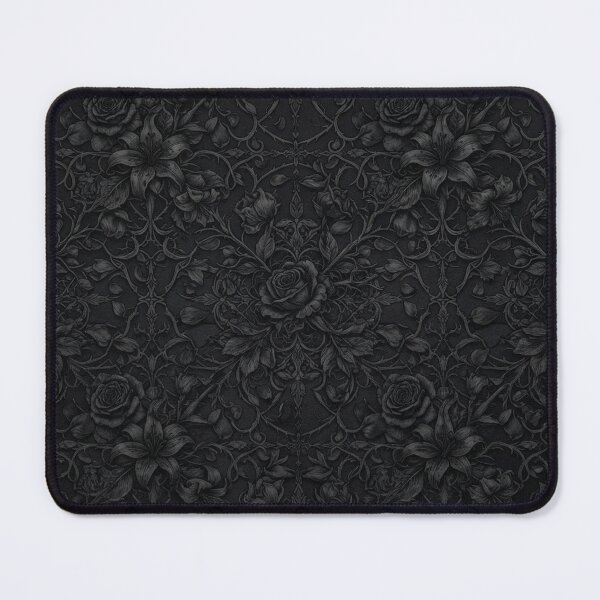 Item preview, Dark Gothic Rose Floral Damask Pattern designed and sold by Owcomm.