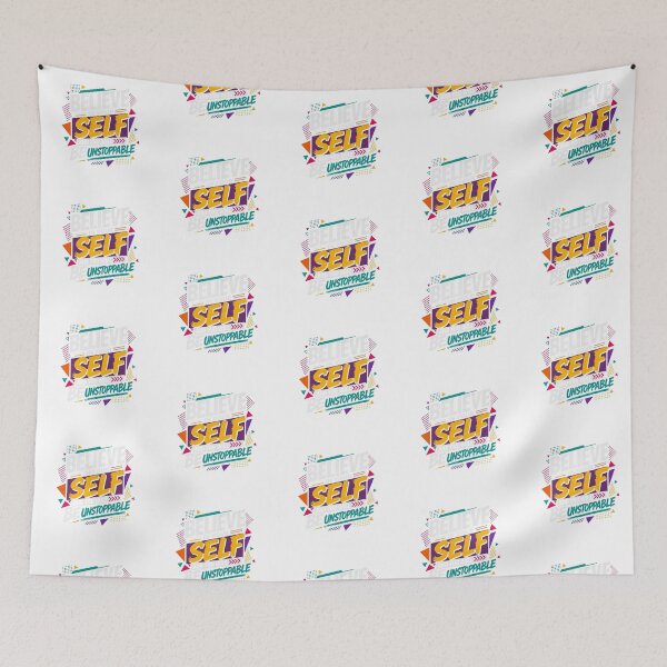 Item preview, Believe in Yourself | Be Unstoppable Motivational Quote designed and sold by Joyfulfabric.