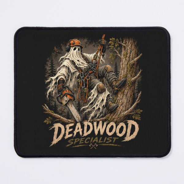 Item preview, Arborist Halloween – Deadwood Specialist Ghost designed and sold by Meandmyshop.