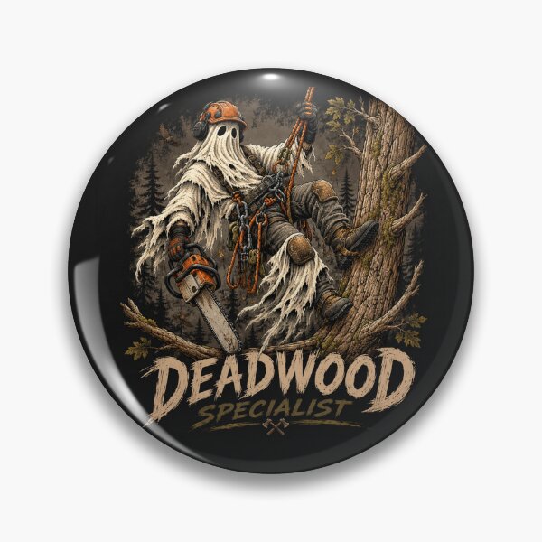 Item preview, Arborist Halloween – Deadwood Specialist Ghost designed and sold by Meandmyshop.