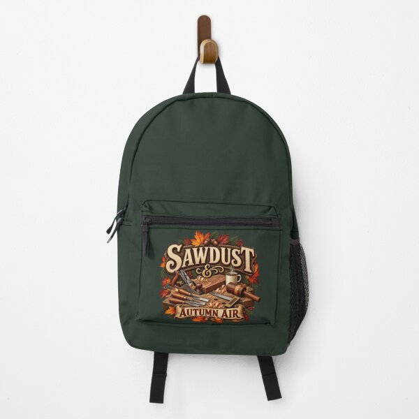 Item preview, Sawdust & Autumn Air – Fall Woodworker Carpenter Design designed and sold by astersgraphics.