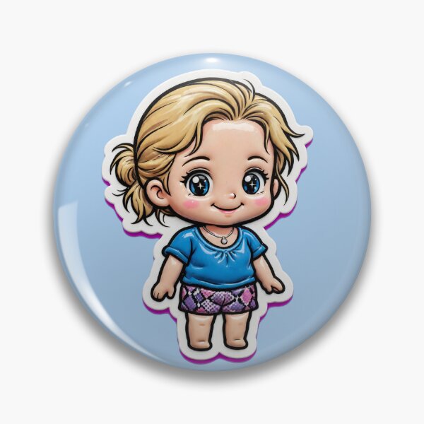 Item preview, Cute Blonde Girl  designed and sold by Lynn Anne Creations.