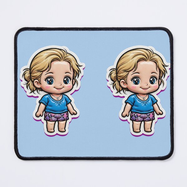Item preview, Cute Blonde Girl designed and sold by Lynn Anne Creations.
