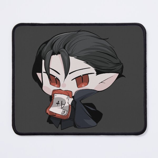 Item preview, Chibi Vampire Drinking Blood Bag – Cute Halloween Vampire | Chibi Nightmares designed and sold by bella-rosa87.