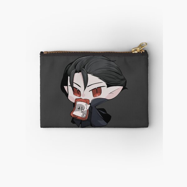 Item preview, Chibi Vampire Drinking Blood Bag – Cute Halloween Vampire | Chibi Nightmares designed and sold by bella-rosa87.
