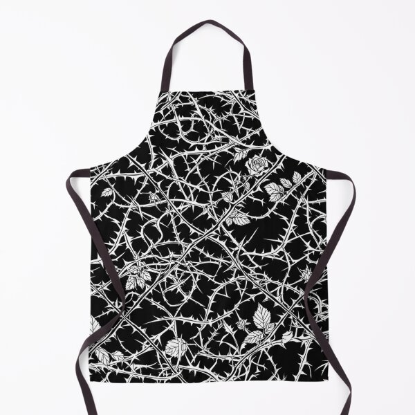 Item preview, Black And White Rose Thorns Pattern designed and sold by Owcomm.