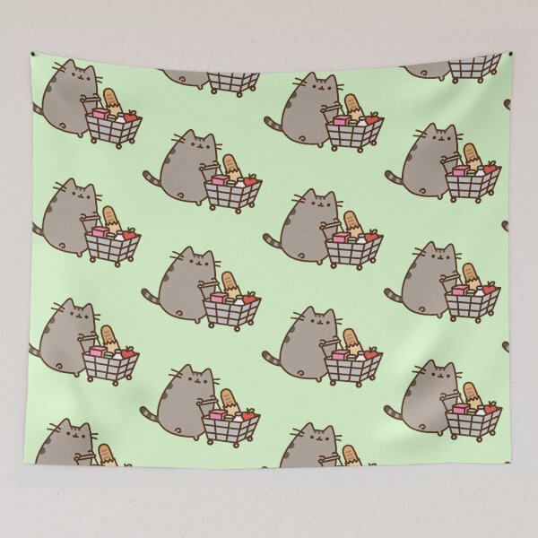 Item preview, grocery shopping pusheen!!! designed and sold by PLANET-VEE.