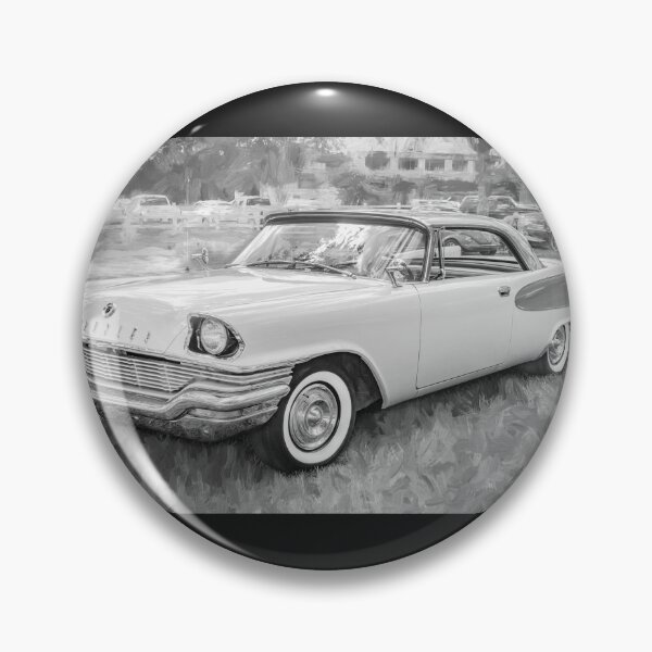Item preview, 1957 Chrysler Windsor Desert Rose and Gauguin Red Technical Blueprint Car Poster designed and sold by RichFrancoCars.