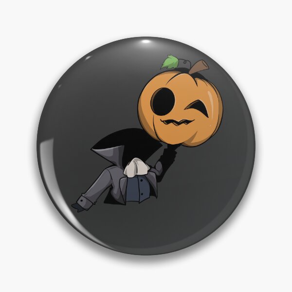 Item preview, Winking Pumpkin Head Gentleman – Chibi Halloween Character | Chibi Nightmares designed and sold by bella-rosa87.