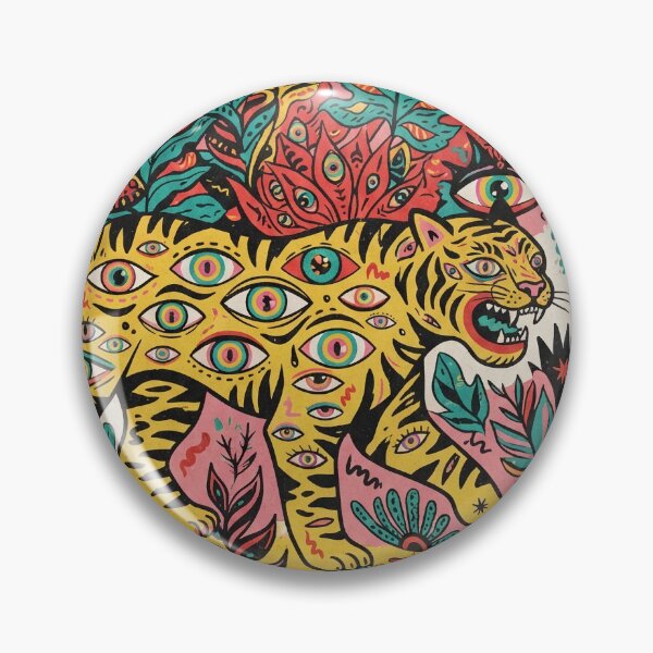 Item preview, Psychedelic Tiger designed and sold by HeyGlad.