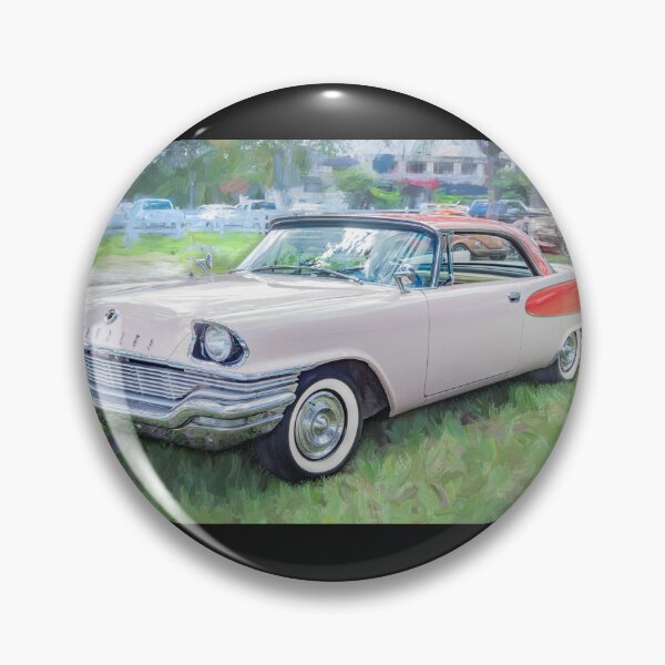 Item preview, 1957 Chrysler Windsor Desert Rose and Gauguin Red Technical Blueprint Car Poster designed and sold by RichFrancoCars.