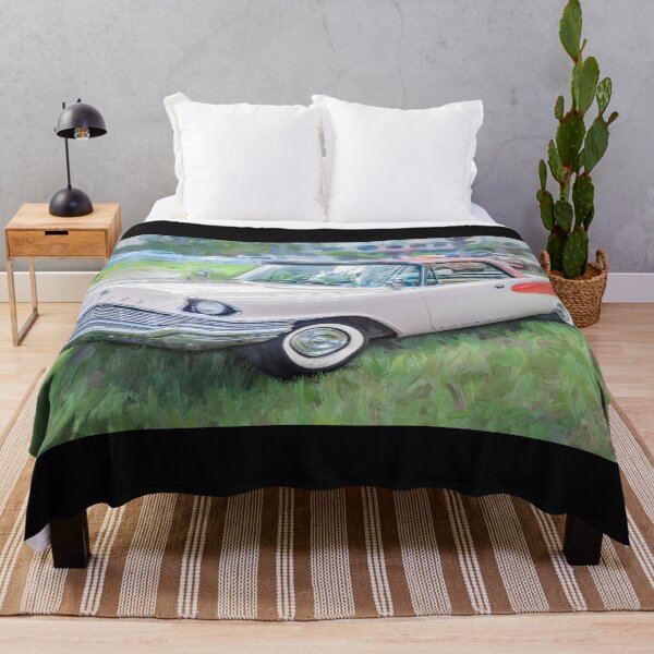 Item preview, 1957 Chrysler Windsor Desert Rose and Gauguin Red Technical Blueprint Car Poster designed and sold by RichFrancoCars.