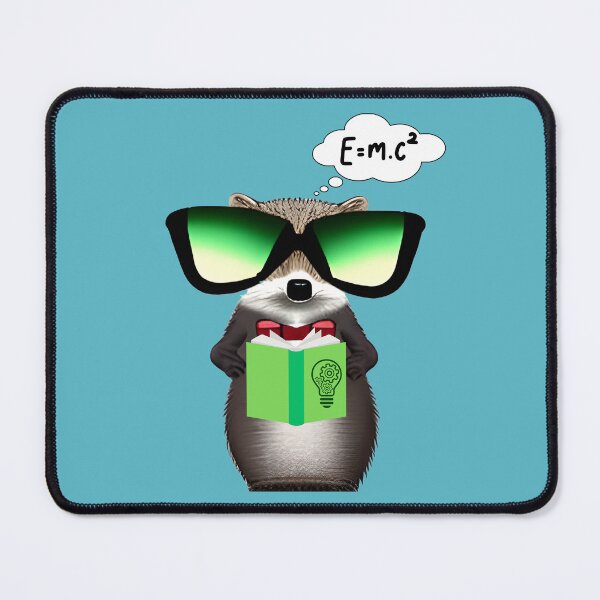 Item preview, Funny Nerd Racoon designed and sold by MugsAndDuds.