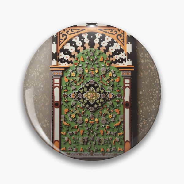 Item preview, 3D Islamic Prayer Rug Relief: Geometric Floral Mihrab Art designed and sold by D-Islamic.