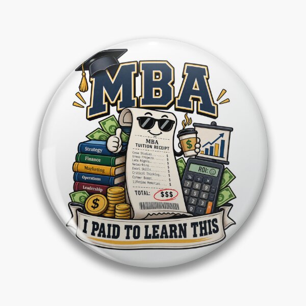 Item preview, MBA Tuition Receipt I Paid To Learn This Funny Business School Gift designed and sold by 19Beauty.