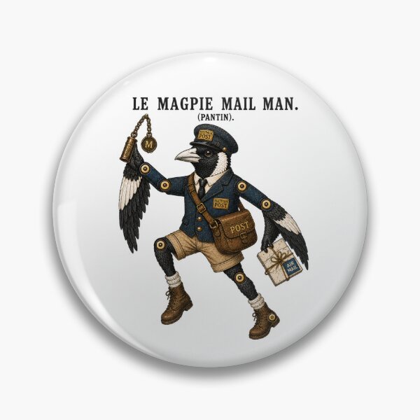 Item preview, Le Magpie Mailman designed and sold by MidnightStudio.