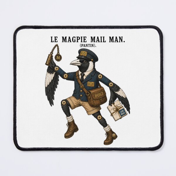 Item preview, Le Magpie Mailman designed and sold by MidnightStudio.