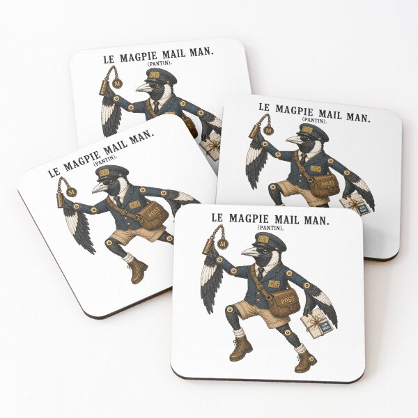 Item preview, Le Magpie Mailman designed and sold by MidnightStudio.