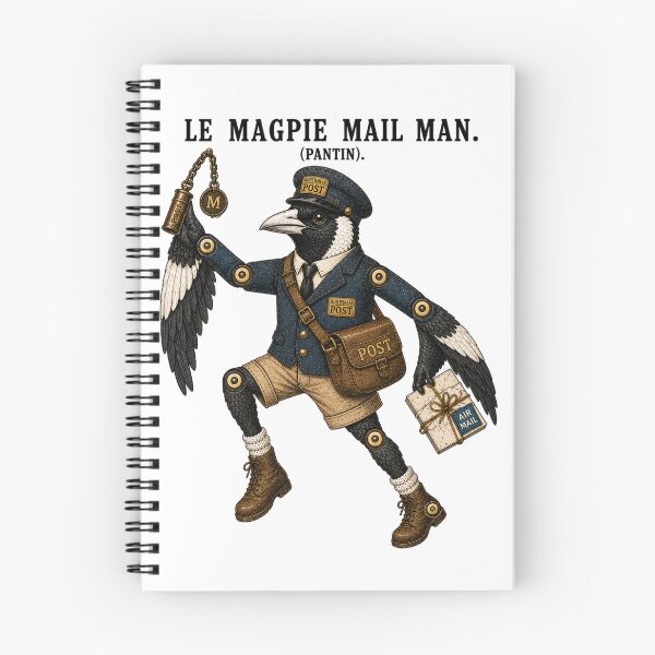 Item preview, Le Magpie Mailman designed and sold by MidnightStudio.