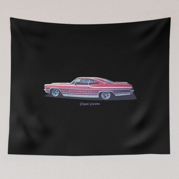 Item preview, 1966 Lowrider Ojos Rojos with text, Kustom, Hot Rod, Muscle Car designed and sold by Elegant Customs.