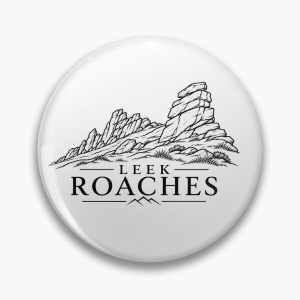 Item preview, Leek Roaches Peak District – Classic Line Art Landscape designed and sold by Tee Visions.