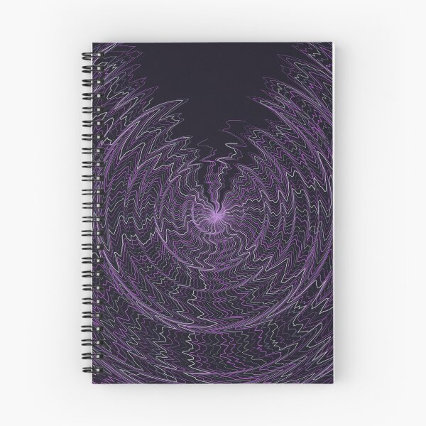Item preview, Broken Record Abstract Art Print, Violet Glitch Wall Art designed and sold by DriftlineVisual.