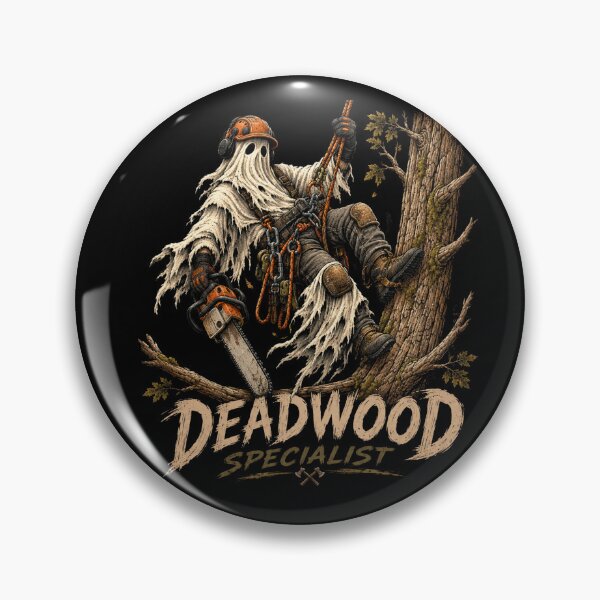 Item preview, Arborist Halloween Ghost – Deadwood Specialist designed and sold by Meandmyshop.