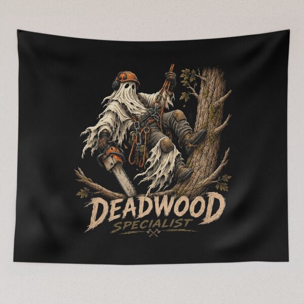 Item preview, Arborist Halloween Ghost – Deadwood Specialist designed and sold by Meandmyshop.