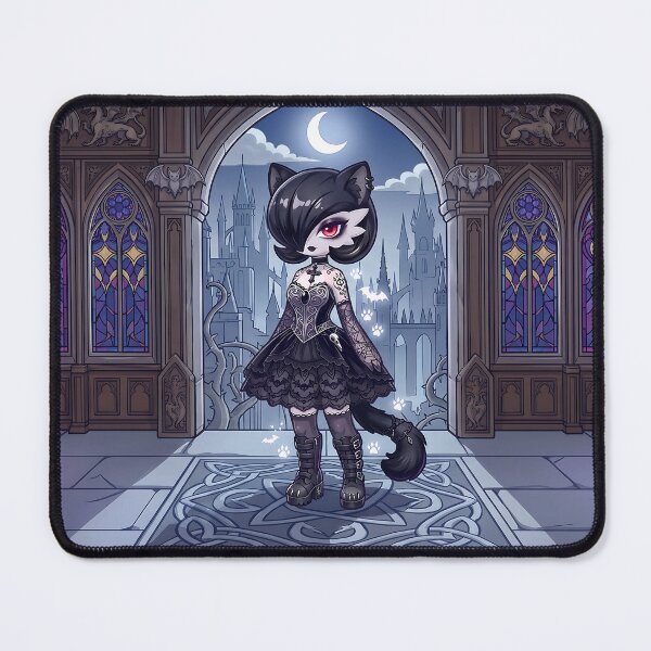 Item preview, Dark Goth Gardevoir Cat: Cyber Goth Corset & Boots designed and sold by CuteKats.