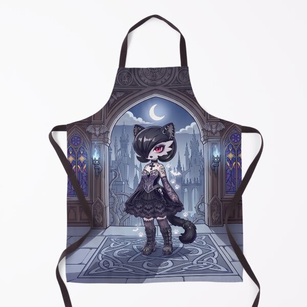 Artikelvorschau, Dark-Goth-Gardevoir-Katze: Cyber-Goth-Korsett & Stiefel entworfen und verkauft von CuteKats.
