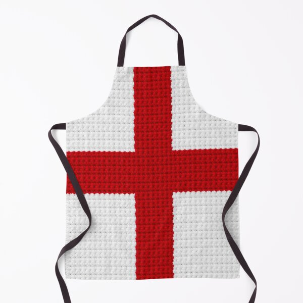 Item preview, England Flag Crochet Texture Wall Art designed and sold by LuisWorks.